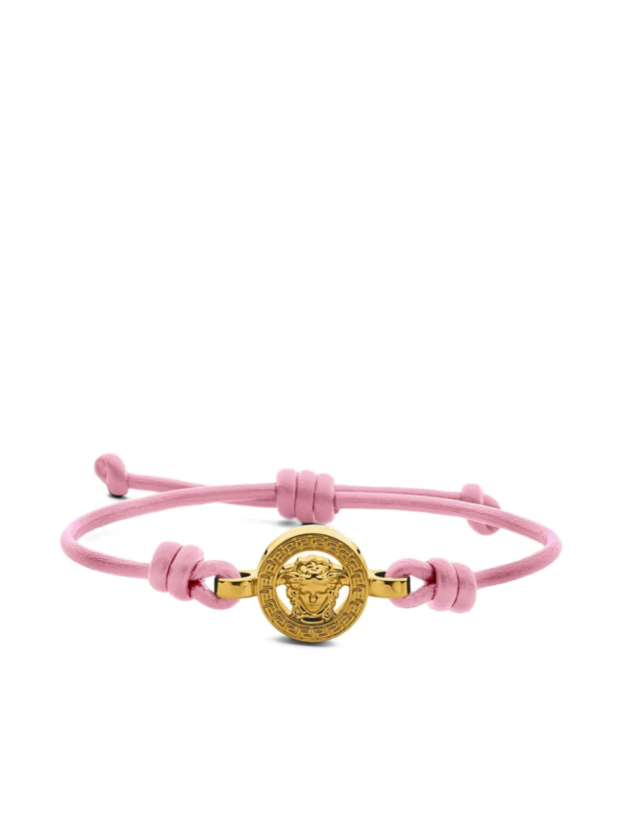 

Кожаный браслет Versace Medusa '95, розовый