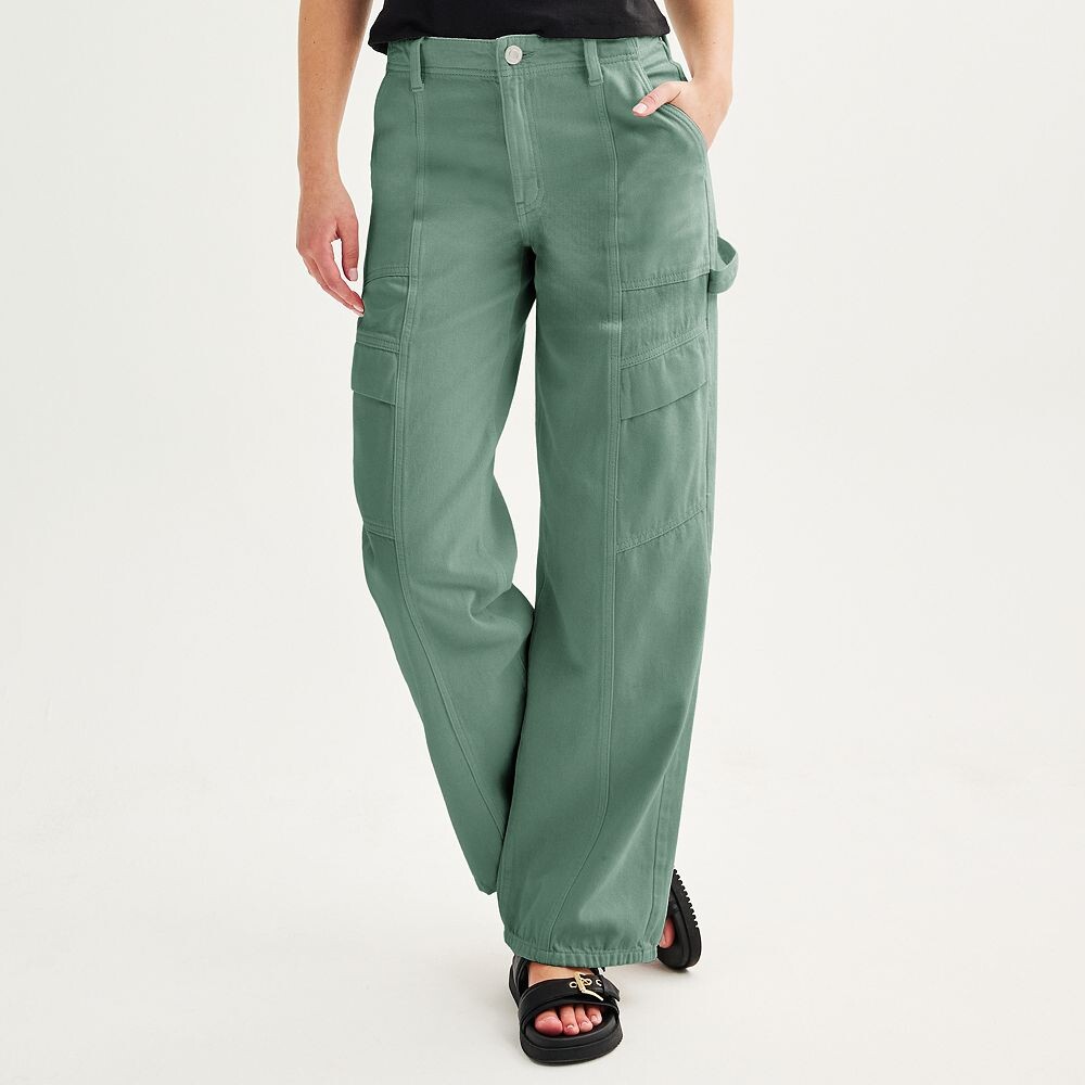 

Брюки для плотников SO с низкой посадкой и 6 карманами для юниоров, цвет Unique Green