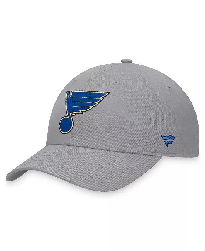 

Мужская серая регулируемая шляпа St. Louis Blues Extra Time Fanatics, серый
