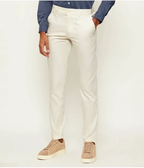 Брюки чинос P-Kaiton1 slim fit Boss, бежевый — фото 3