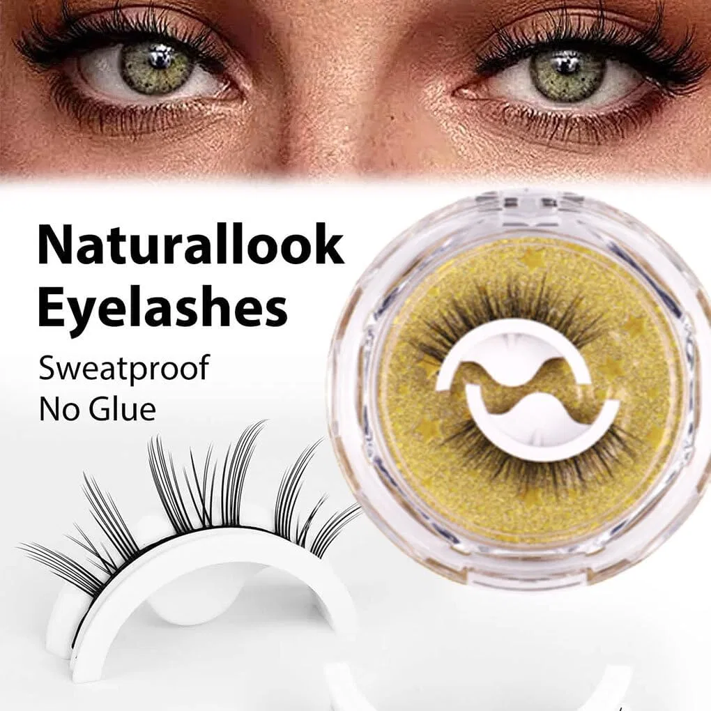 Ресницы Cross Eyelashes Natural Simple 3 пары черные — фото 4