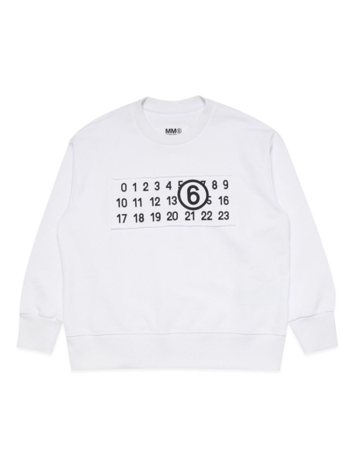 

Толстовка с принтом MM6 Maison Margiela Kids, белый