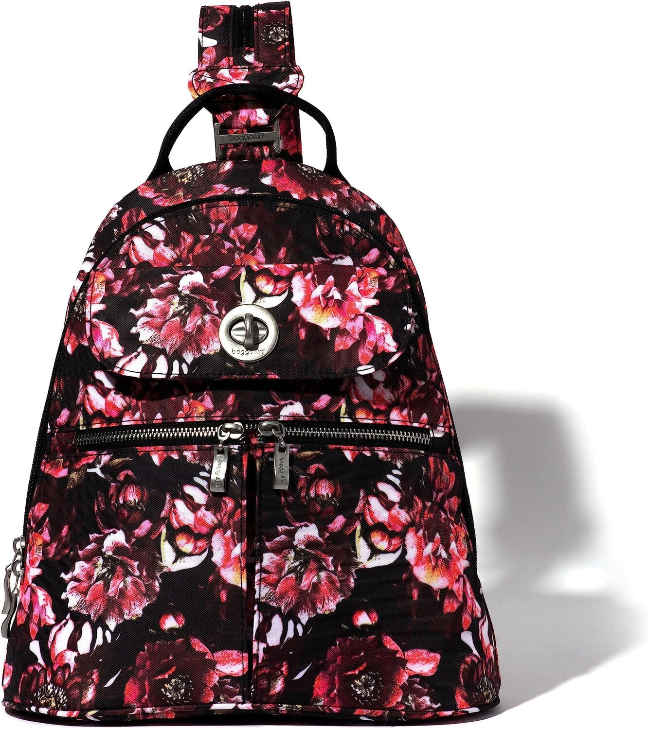 

Рюкзак Baggallini Naples Convertible Backpack, цвет Peony Bloom