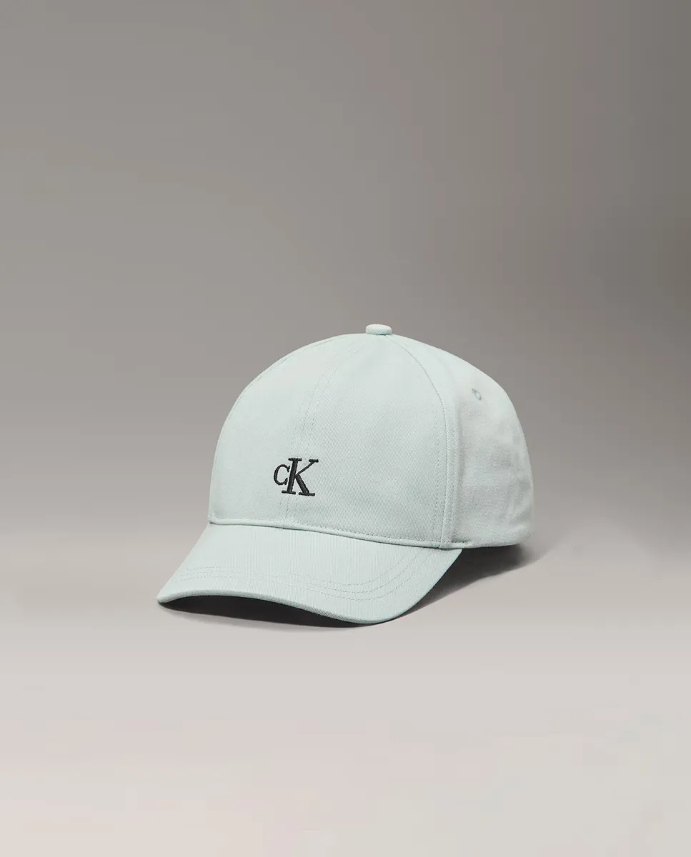 

Детская кепка с монограммой Calvin Klein, светло-зеленый