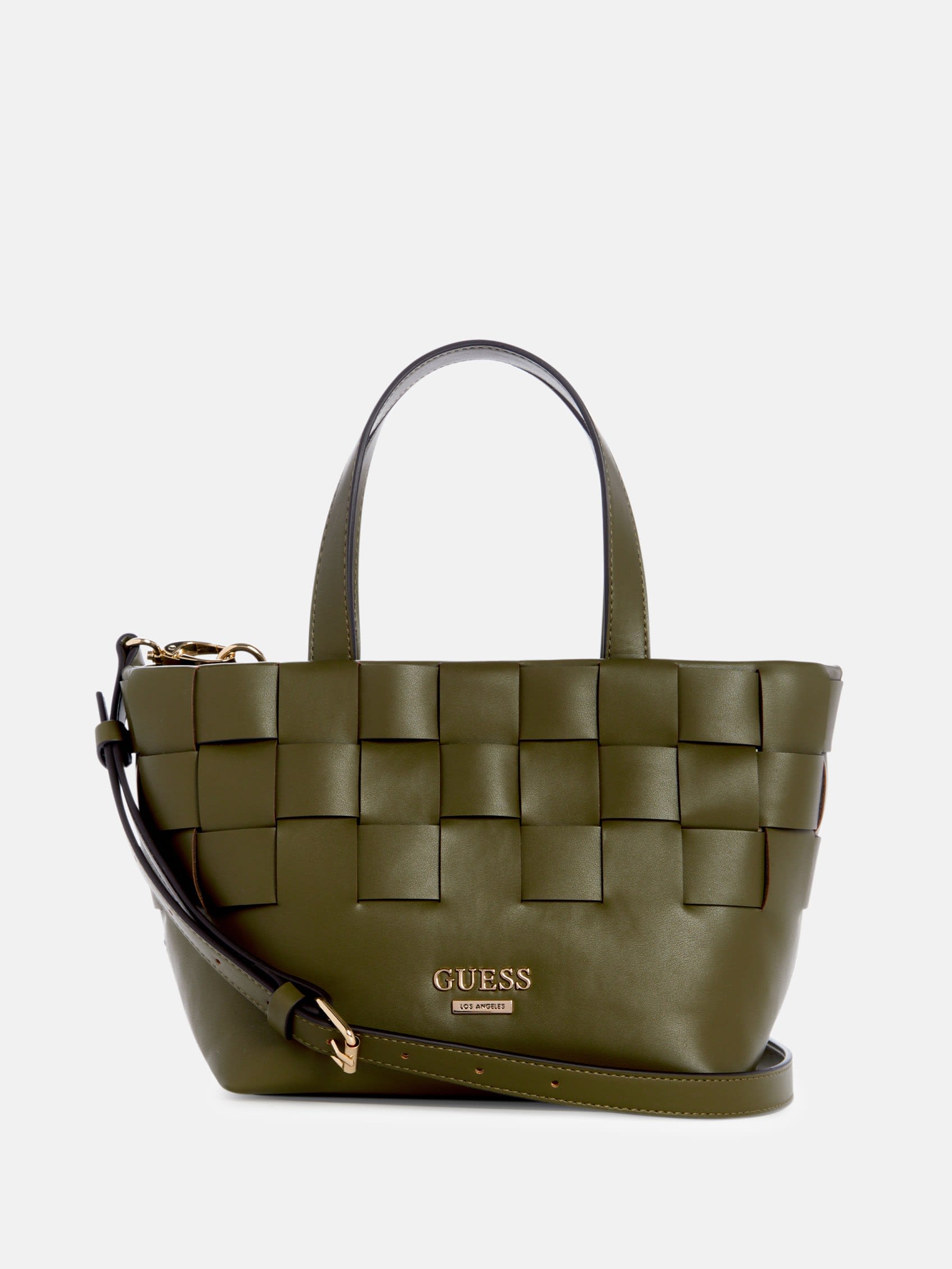 

Сумка Bordizzo Woven Small Guess Factory, оливковый