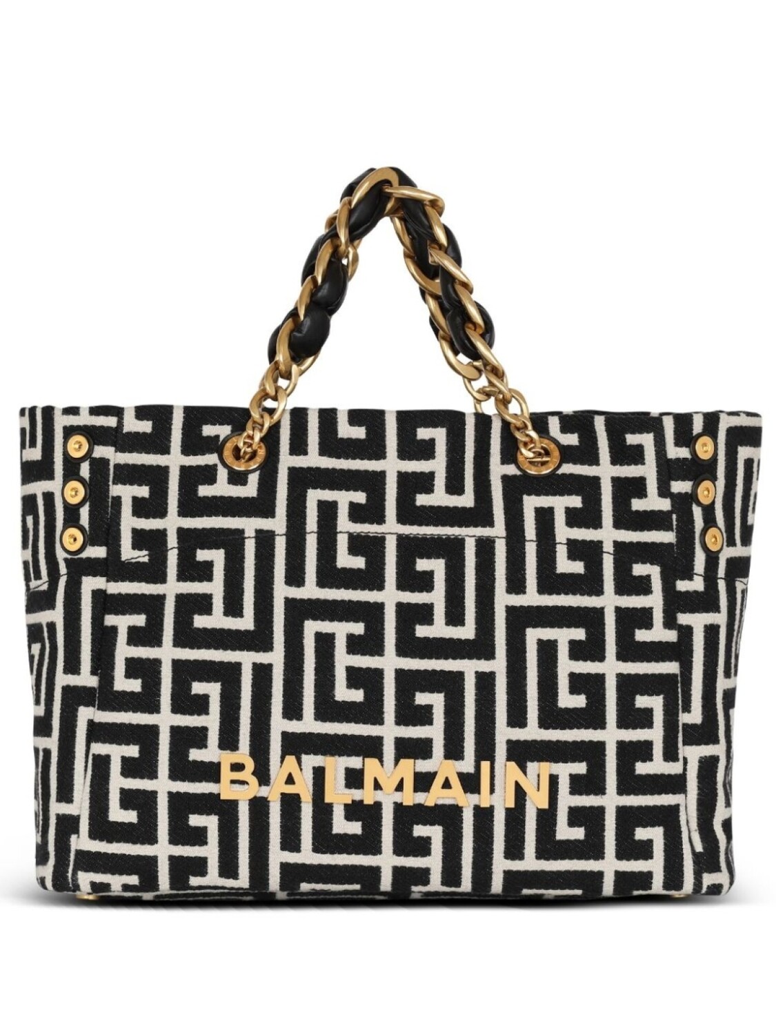 

Balmain сумка-тоут с логотипом, черный