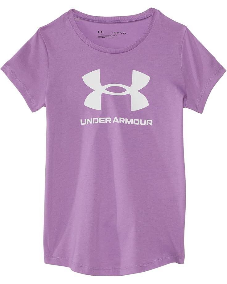 

Футболка Under Armour Kids Live Sportstyle Graphic Tee, цвет Provence Purple/White