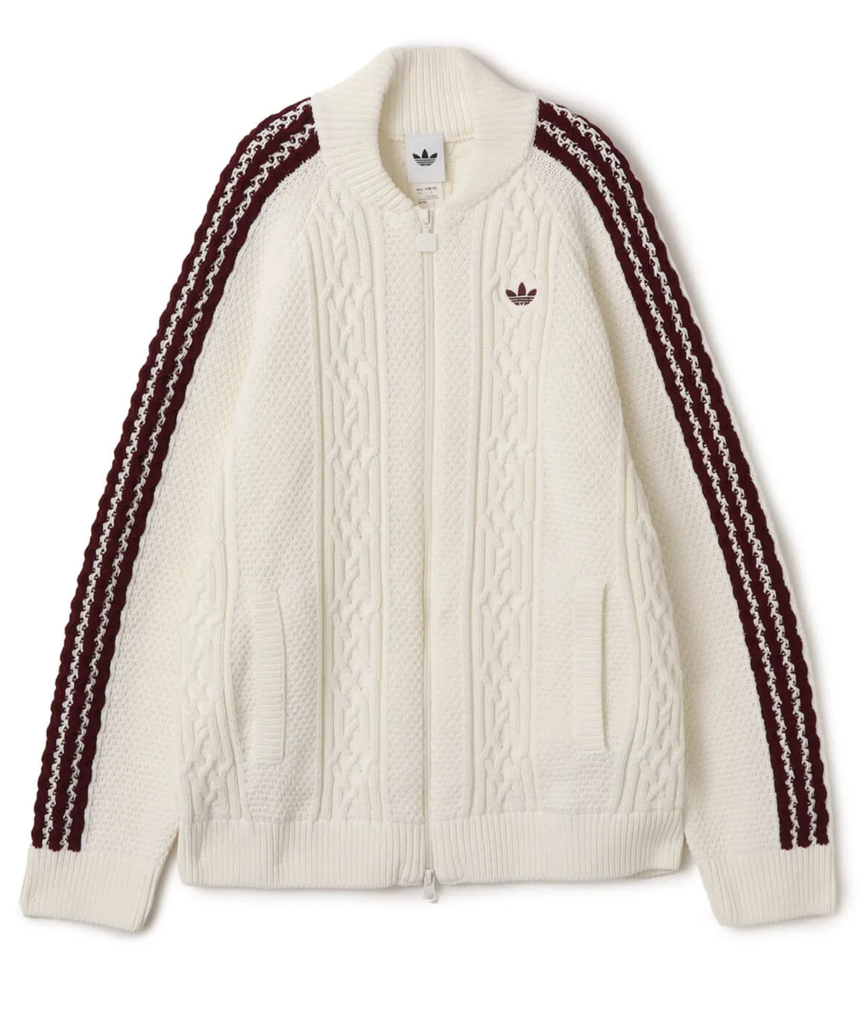 Вязаная куртка adidas Archive Knit Track Top белый