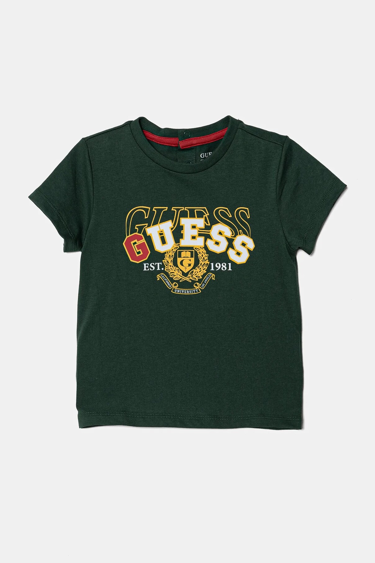 

Футболка из хлопка для детей Guess, зеленый