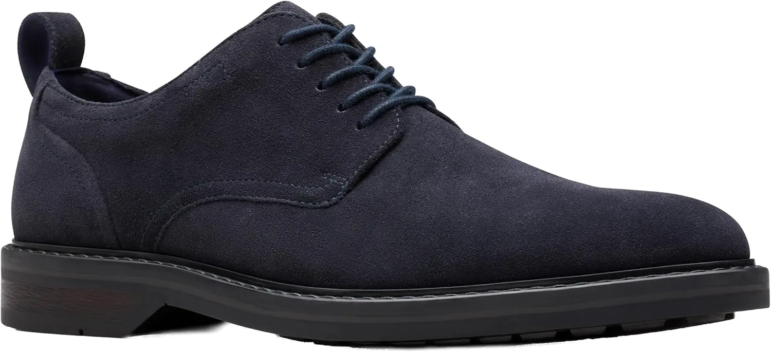 Мужские туфли Clarks Aldwin на шнурках, темно-синий — фото 4