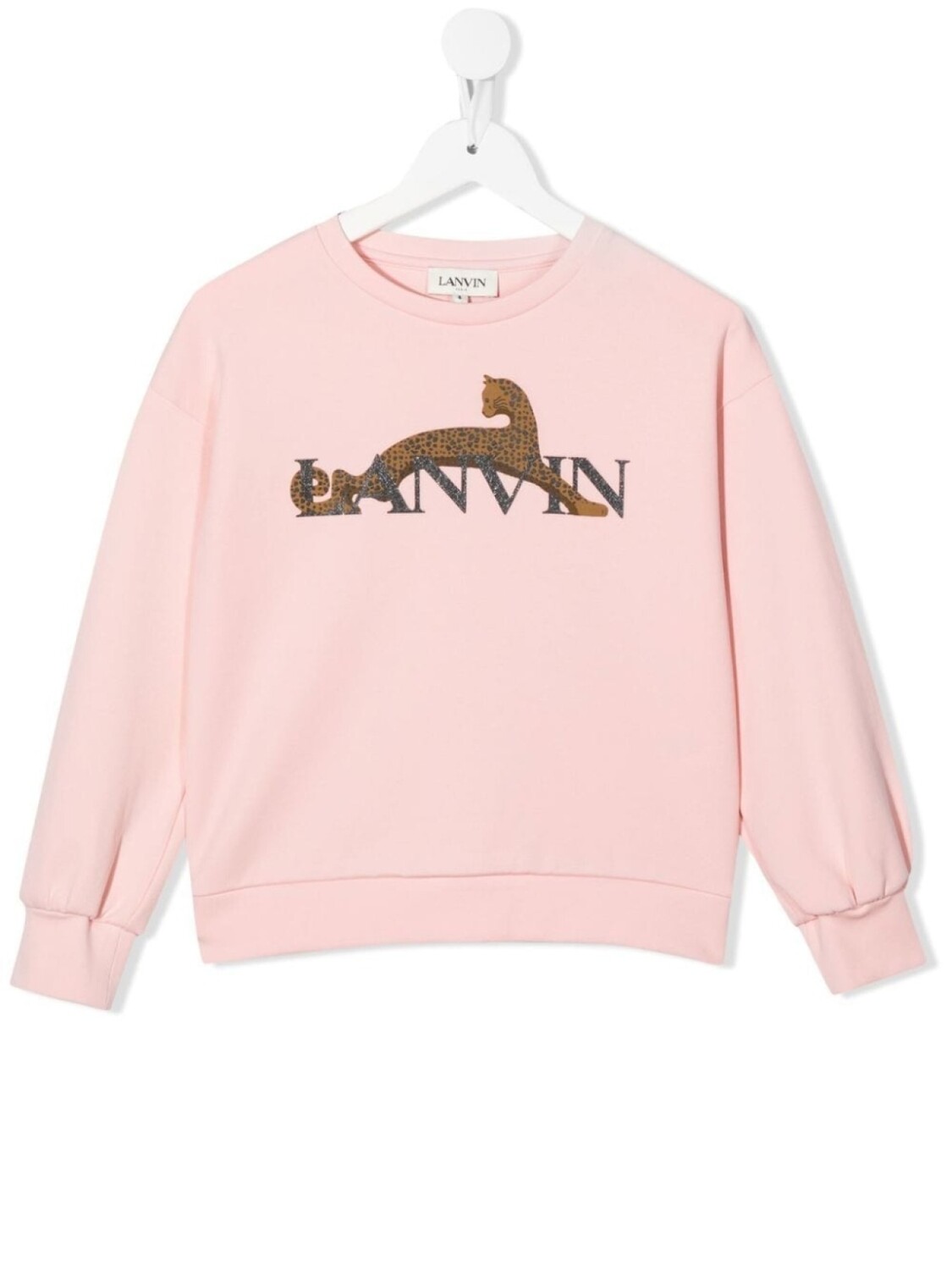 

Lanvin Enfant толстовка с логотипом, розовый