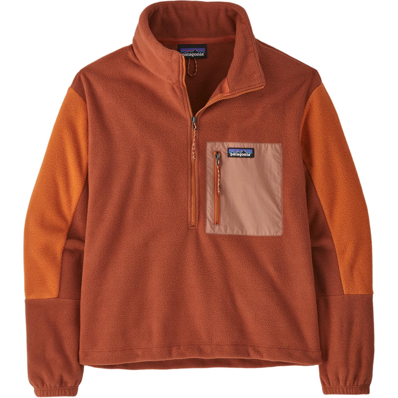 

Свитшот Microdini с полузастежкой Patagonia, polished красный/burr