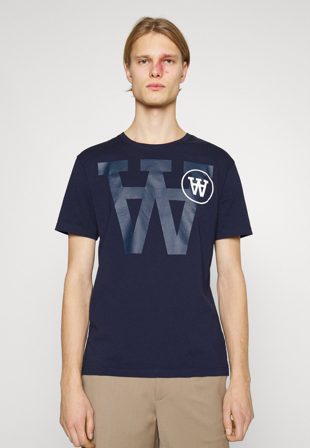 

Футболка с принтом ACE TONAL LOGO WOOD WOOD, темно-синий