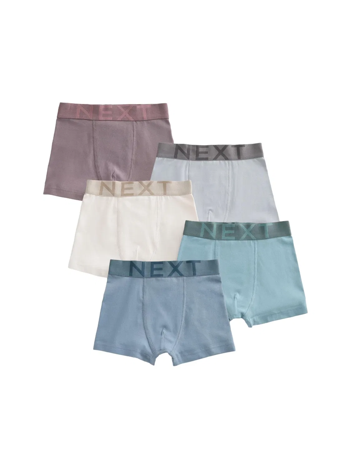 Трусы Next, Turquoise/Dusty Blue/Light Grey/Mauve/Off White