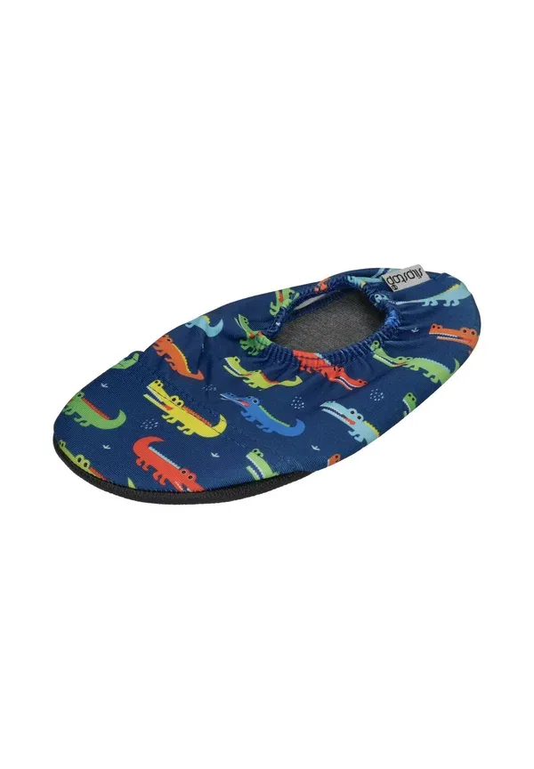 Детские домашние тапочки Slippers Slipstop, amazonas croco, темно-синий