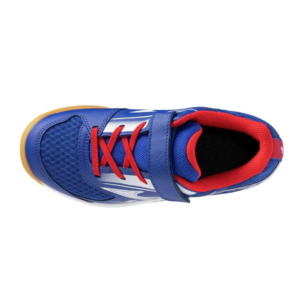 Кроссовки для настольного тенниса «Cross Match Smash Jr.» от Mizuno, Blue X White X Red — фото 4