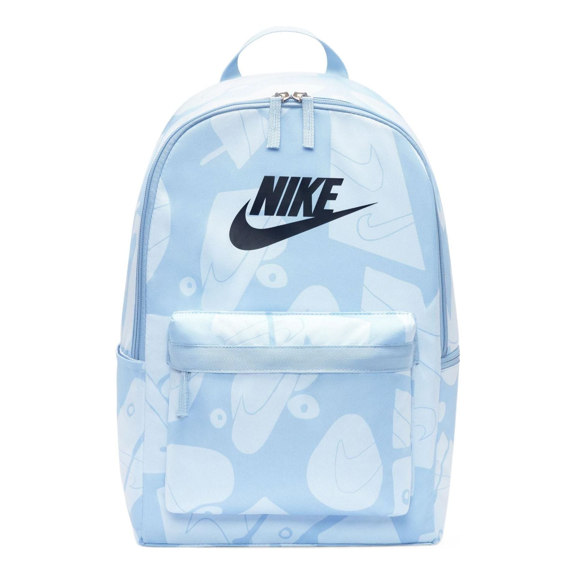 

Рюкзак Nike Minimalistic Fashion Logo Printing Full Print Large Capacity Fabric Schoolbag Backpack Kid's Blue DQ5754-472, синий