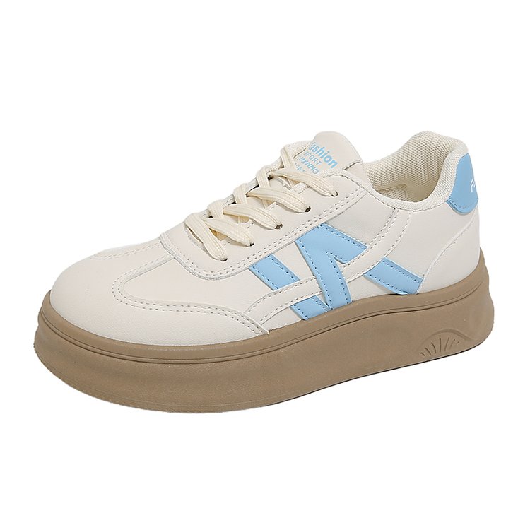 

Кроссовки Shock Absorbers Abrasion Resistant Slip Resistant Low top Kids Lifestyle Shoes Teenagers Peter pan, бежевый/синий