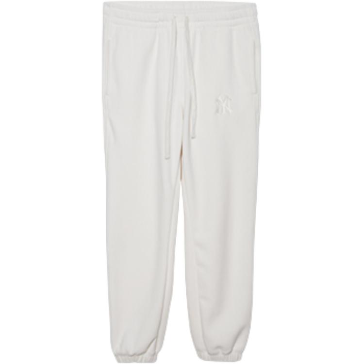 

New Era Вязаные спортивные брюки унисекс слоновая кость белый