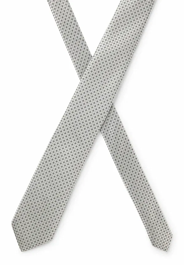Галстук Boss, модель H tie cm 7.5 262, светло-серый — фото 3