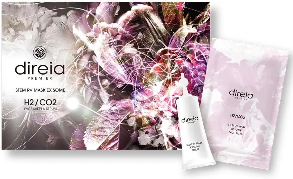 Набор для ухода за кожей Direia Delia STM Refine Veil Mask EX Soam, маска 5 шт. + сыворотка 40 мл 5 шт. — фото 2