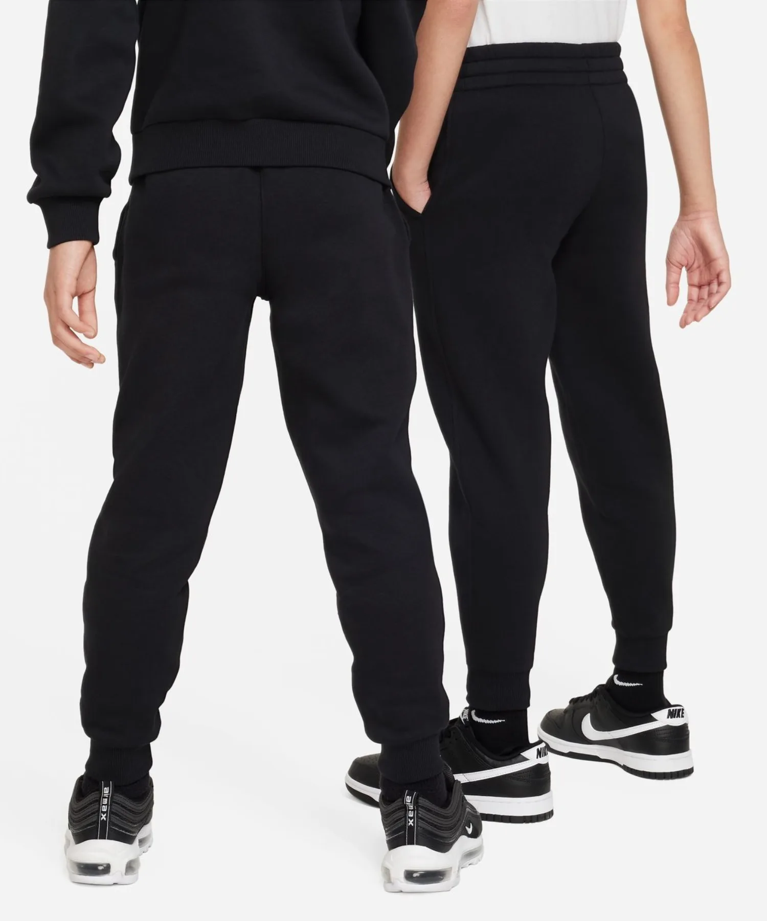 Детские спортивные штаны NIKE YTH NSW Club Fleece серые — фото 2