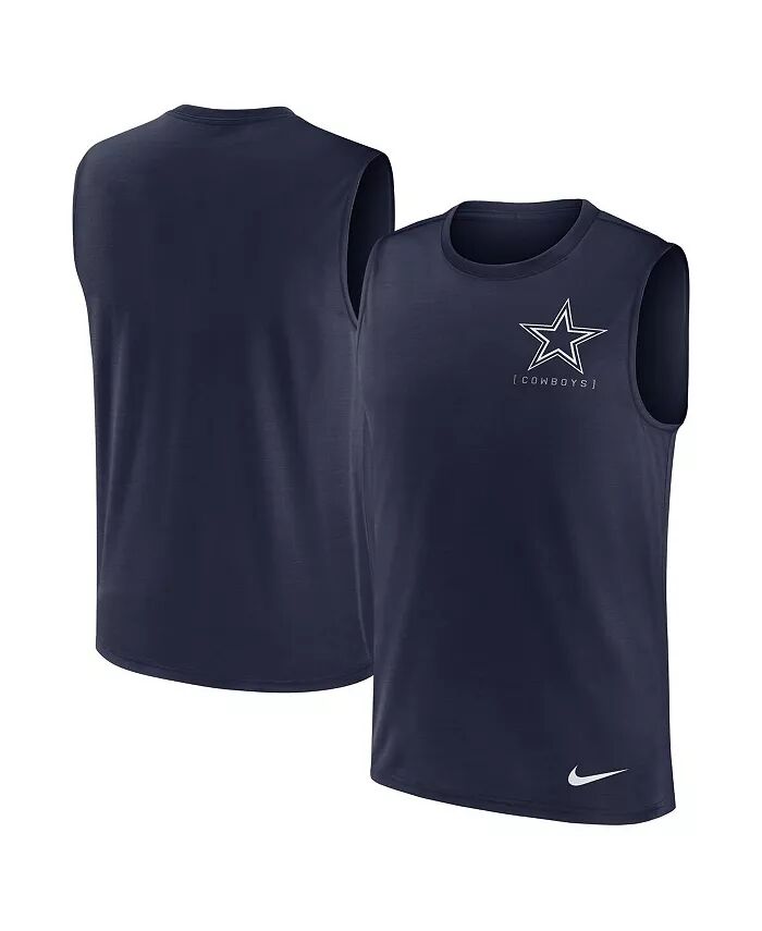

Мужская темно-синяя майка-топ Dallas Cowboys Muscle Nike