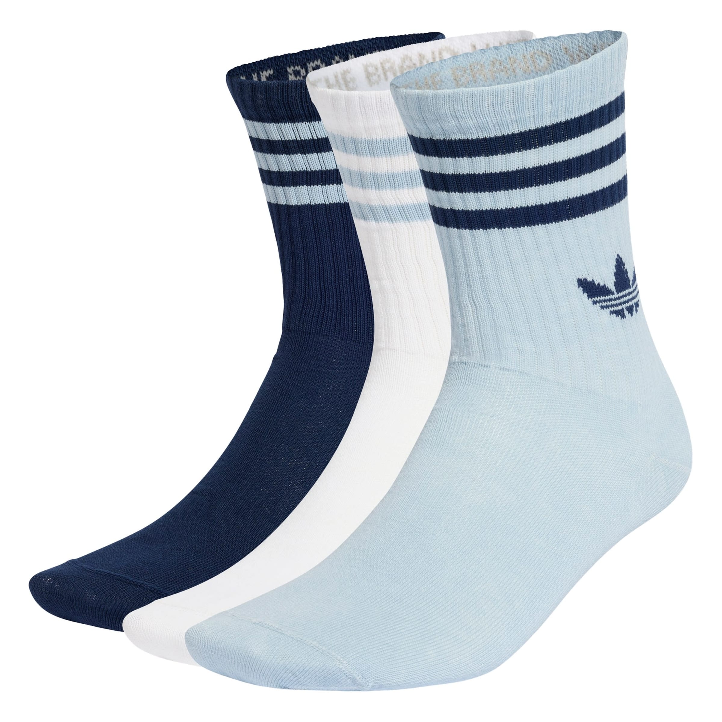 

Adidas Originals Спортивные носки в цветах Navy, Light Blue, White