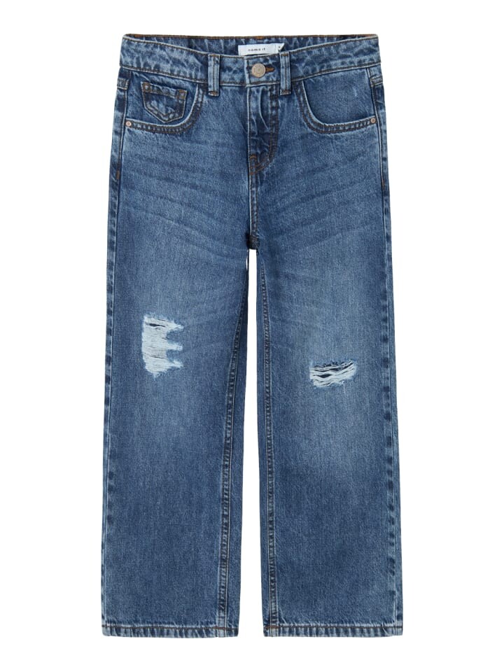 

Джинсы name it Wide Leg hose, цвет dark blue denim