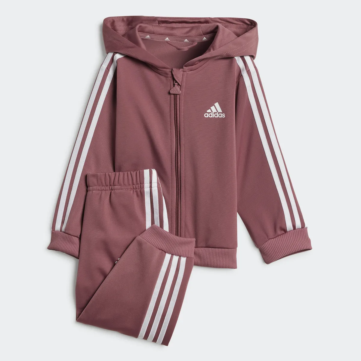 

Спортивный костюм Adidas Sportswear "I 3S SHINY TS" (2 шт.), для малышей и малышей, белый