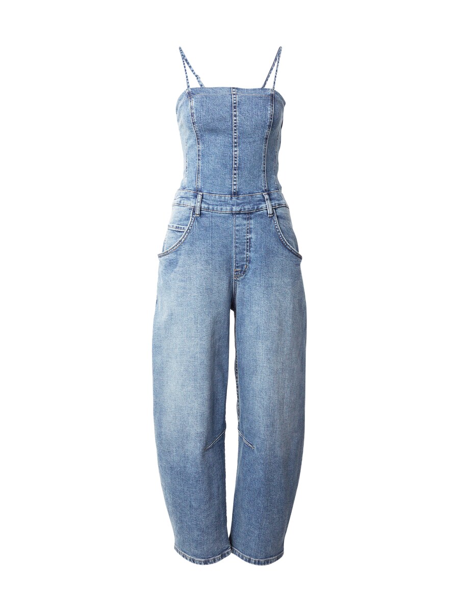 

Обычный джинсовый комбинезон Free People, синий деним