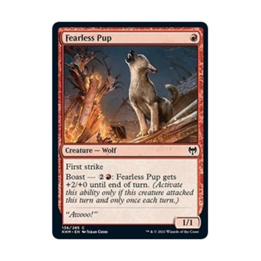 

CCG Бесстрашный щенок (С), MTG - Kaldheim