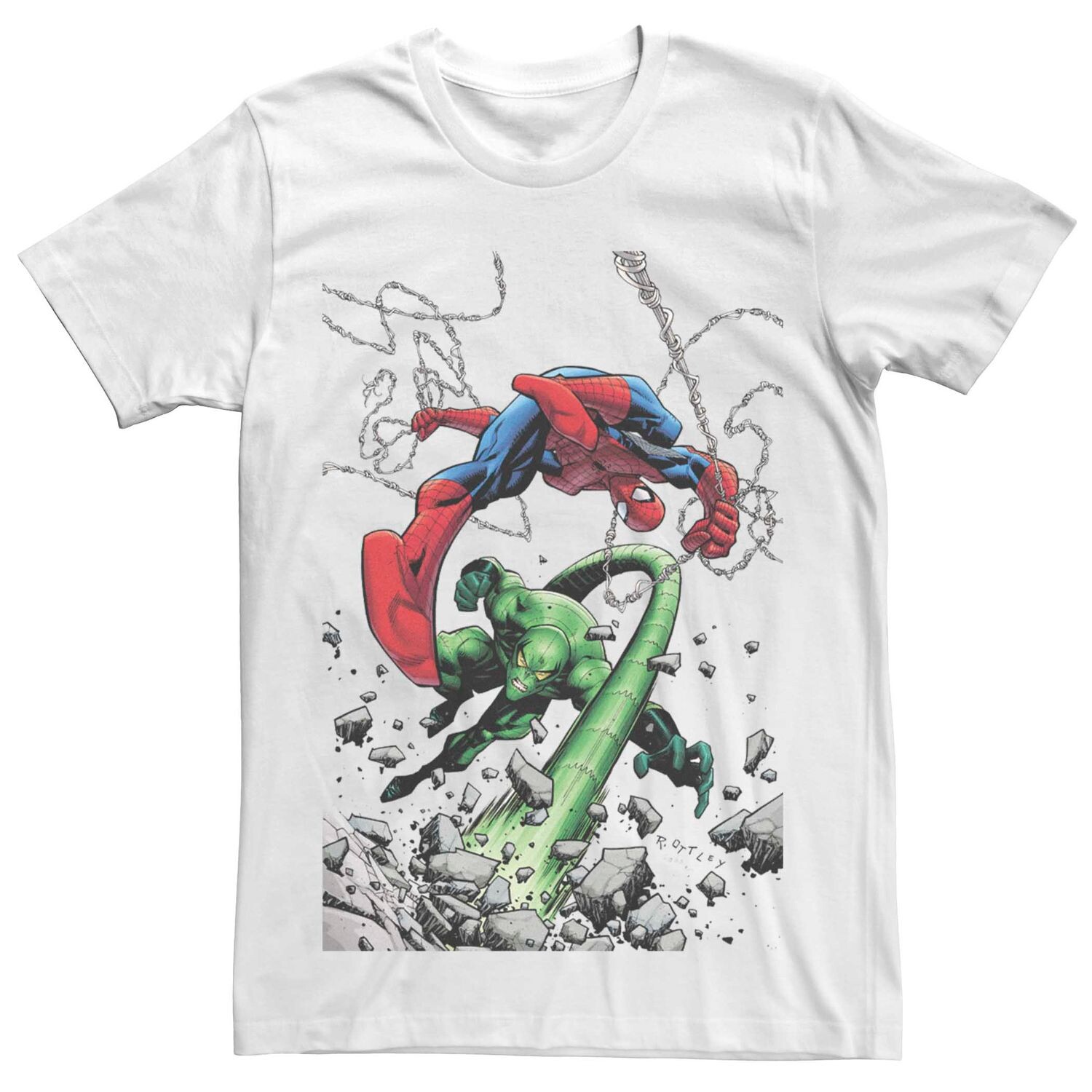 

Мужская футболка Marvel's Spider-Man Scorpion Action Shot Licensed Character