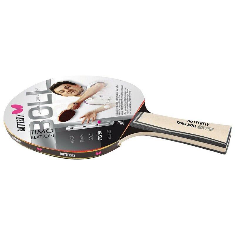 

Ракетка для настольного тенниса Butterfly Timo Boll, серебристая - 85015