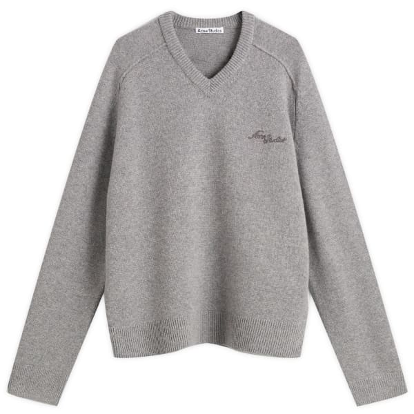 

Kaybe Richard Як джемпер с v-образным вырезом Acne Studios, темно-серый melange