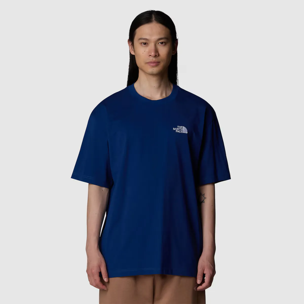 

Футболка мужская The North Face Simple Dome свободного кроя, синий