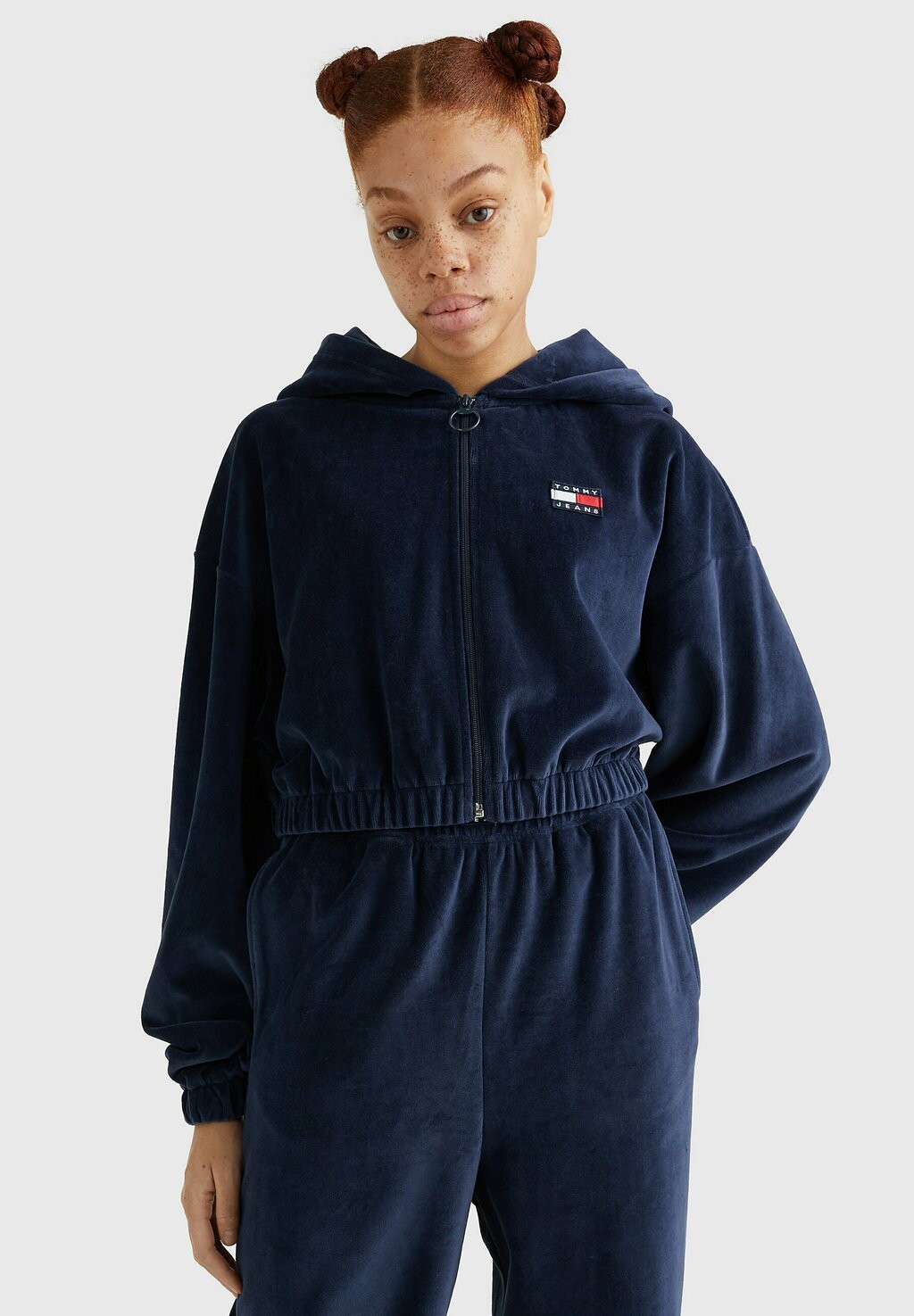 

Толстовка на молнии Tommy Jeans, синий