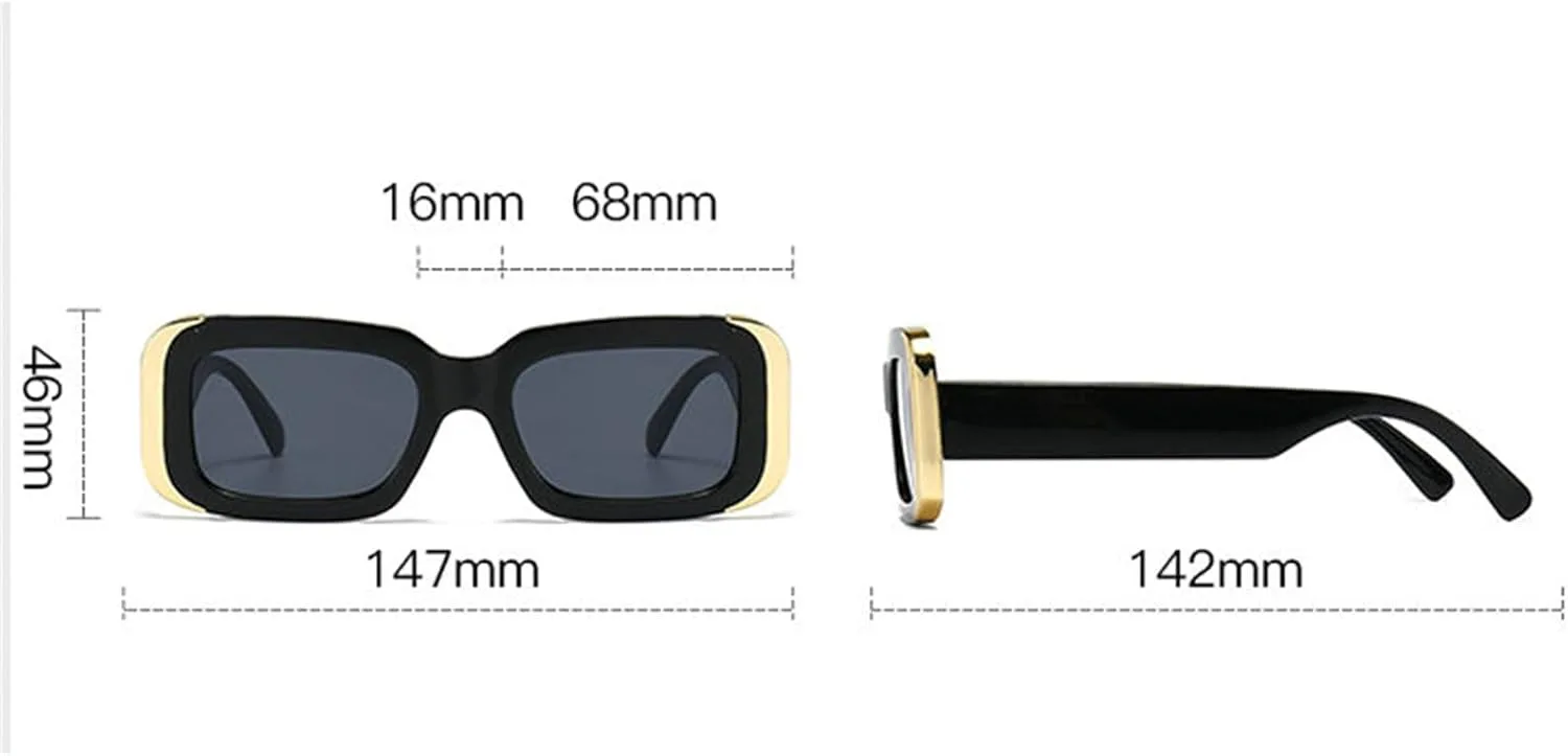 

Солнцезащитные очки Willochra в стиле ретро 90-х, прямоугольной формы, для женщин и мужчин, модные, в массивной квадратной оправе, защита UV400, цвет F27, Off-white