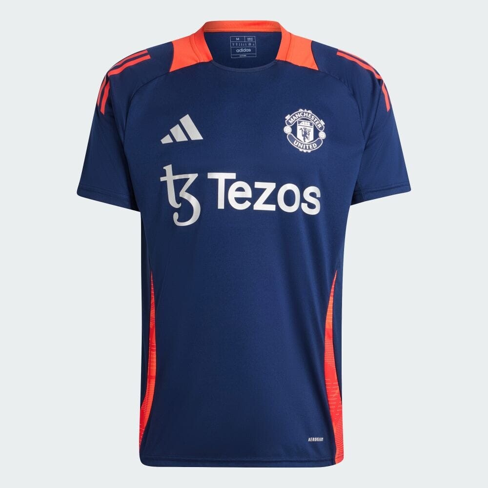 

Униформа Adidas Manchester United Tiro 24 Training Jersey, цвет Night Indigo/Bright Red