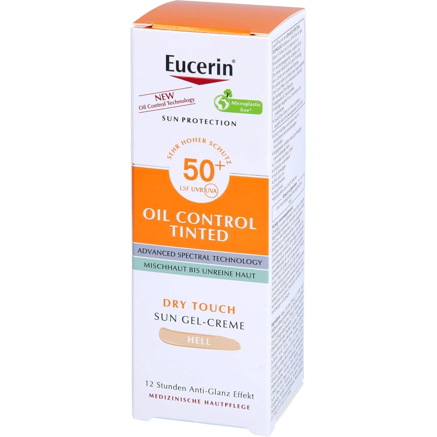 Тонирующий солнцезащитный гель-крем Eucerin Oil Control SPF 50+ Light, 50 мл Eucerin — фото 4