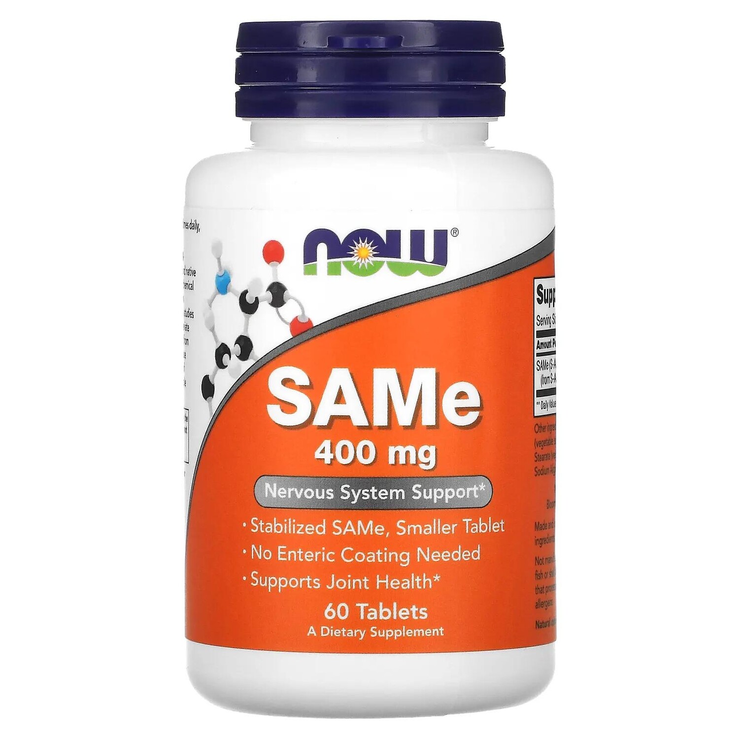 

Now Foods SAMe 400 мг 60 таблеток