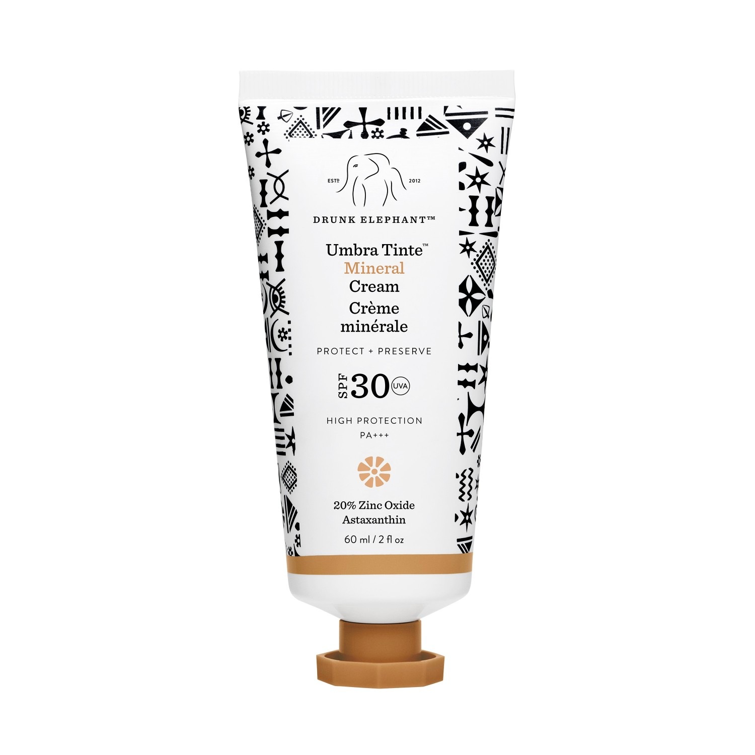 

Солнцезащитный крем umbra tinte mineral cream spf 30/pa+++ Drunk Elephant, объем 60 мл