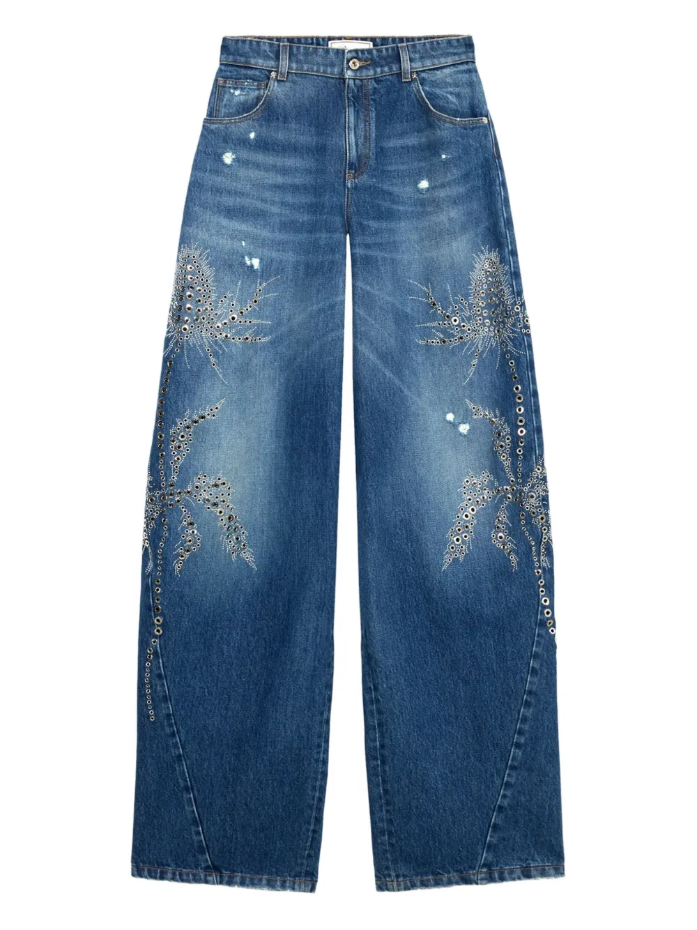 

Декорированные джинсы BLUMARINE, синий