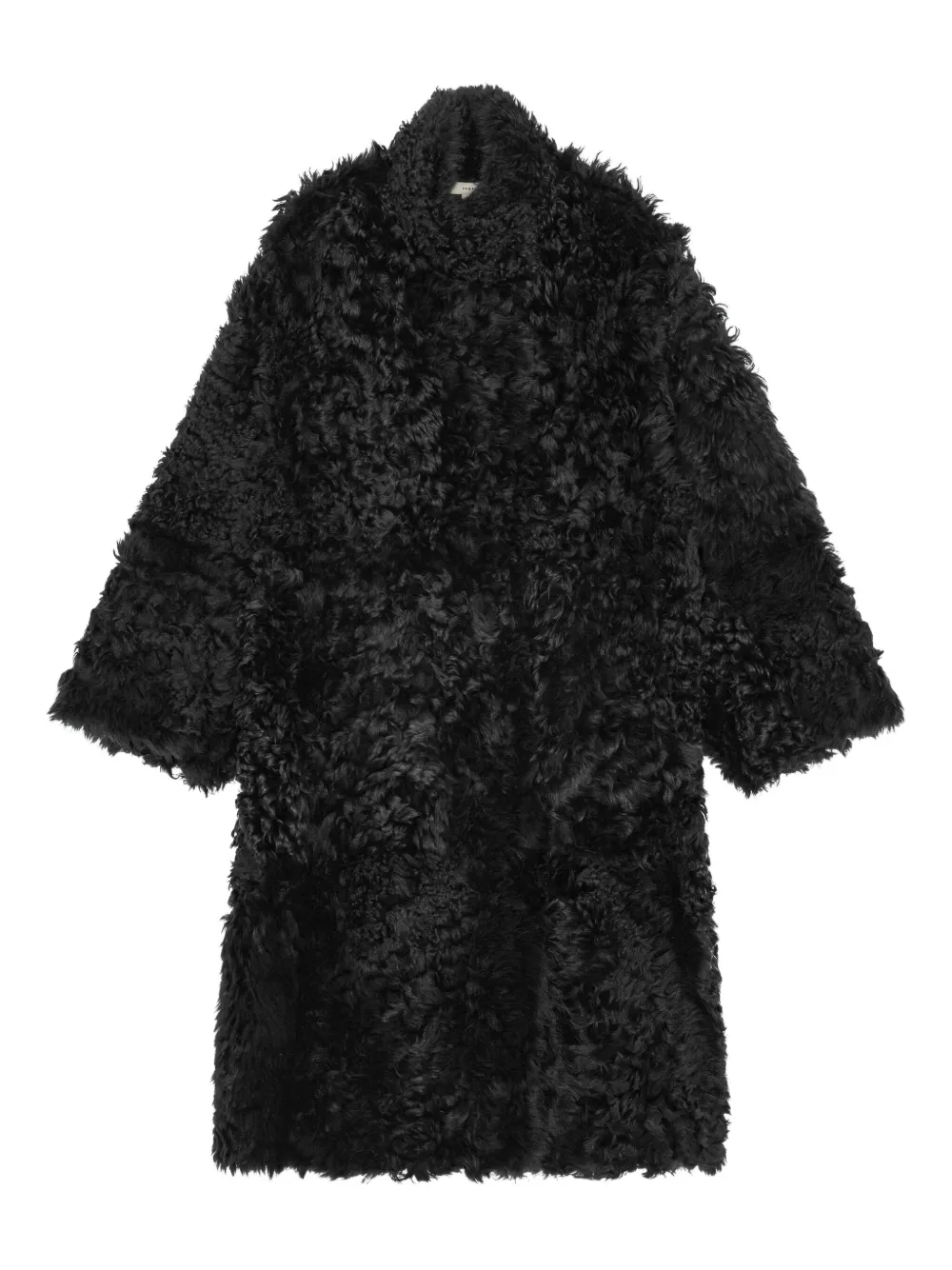 

Двустороннее кожаное пальто REMAIN, черный