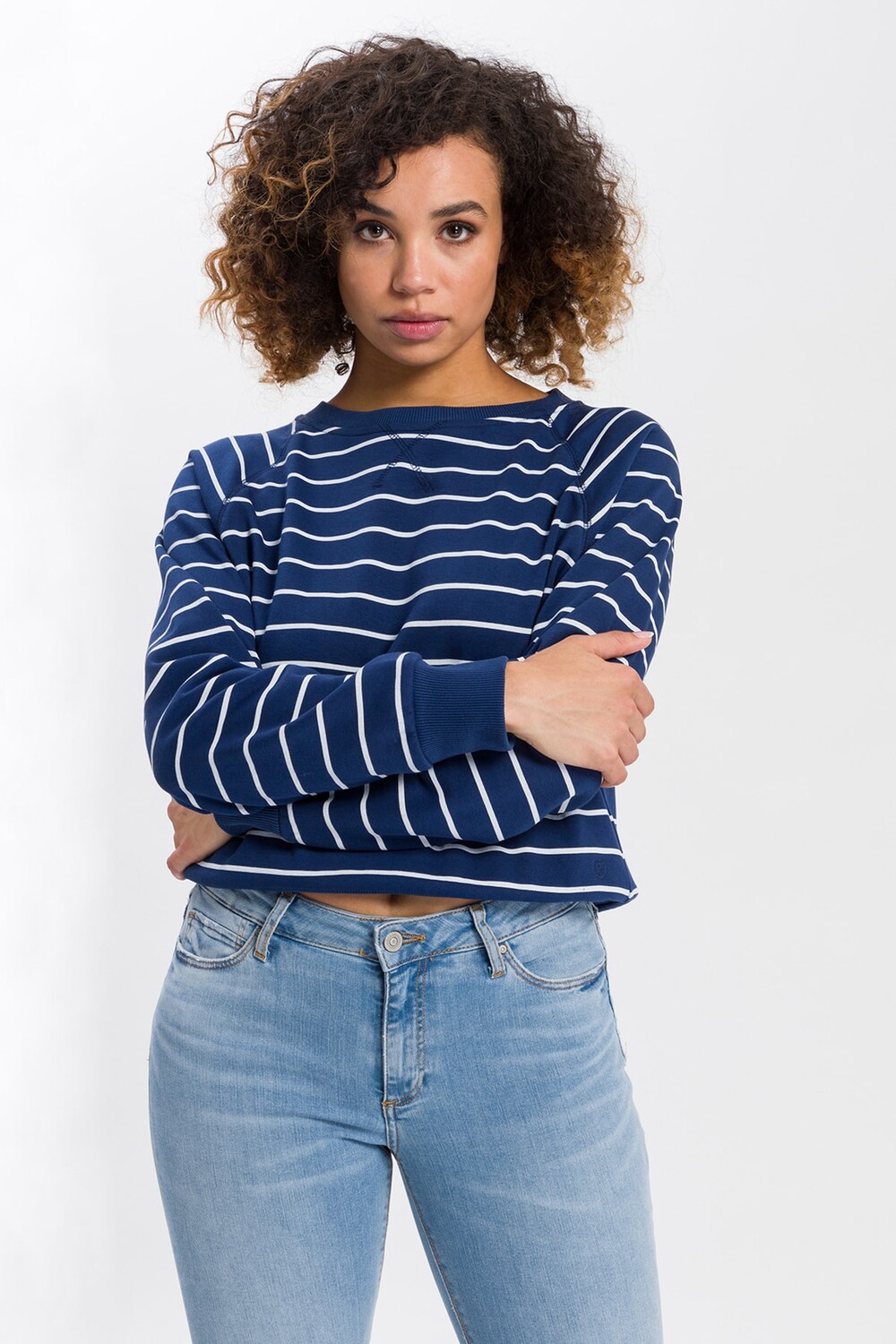 

Толстовка - Темно-синий - Классический крой CROSS JEANS