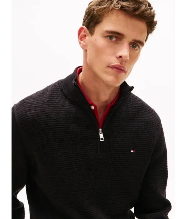 Полуводолазка regular fit Tommy Hilfiger, черный — фото 4