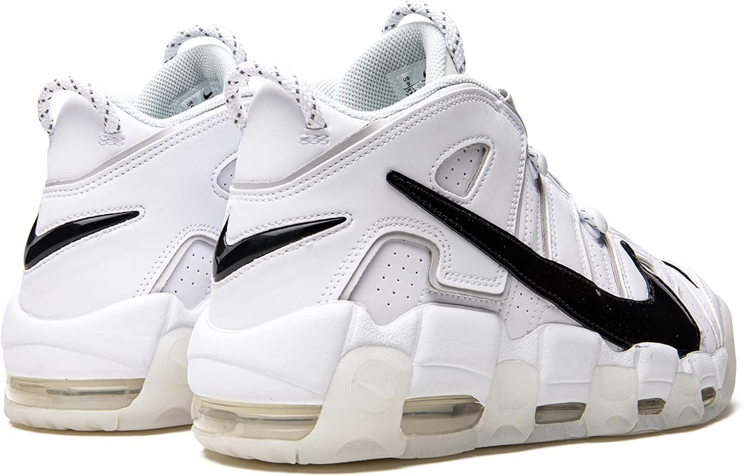 Мужские кроссовки Nike Air More Uptempo '96, белый/черный — фото 3