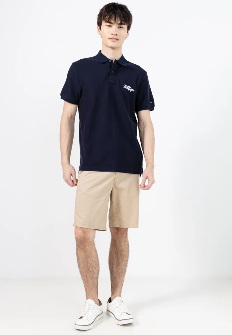 Поло Regular, графический принт, Th Mainline Tommy Hilfiger, цвет Desert Sky — фото 4