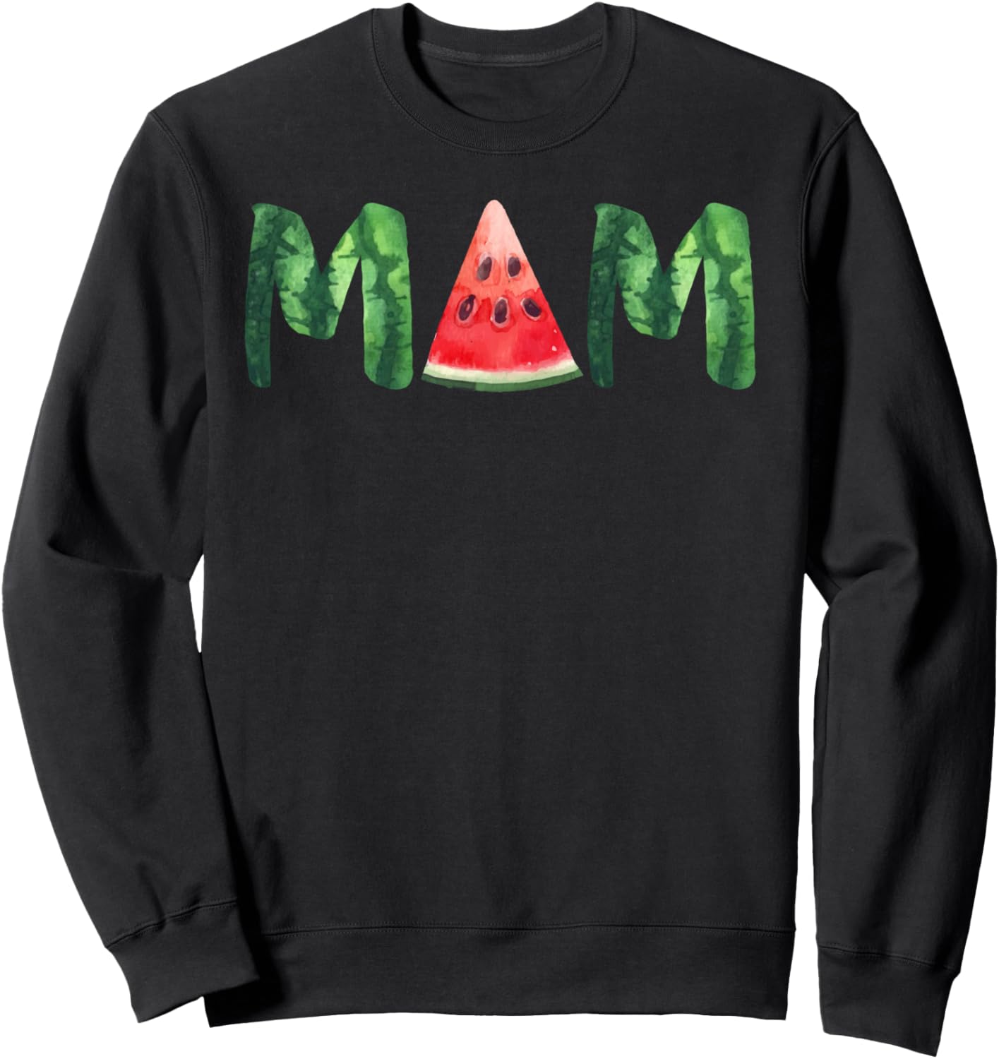 

Толстовка «Мама-арбуз» ко Дню матери Cute Fruit Watermelon Mother'S Gift For Mom, черный