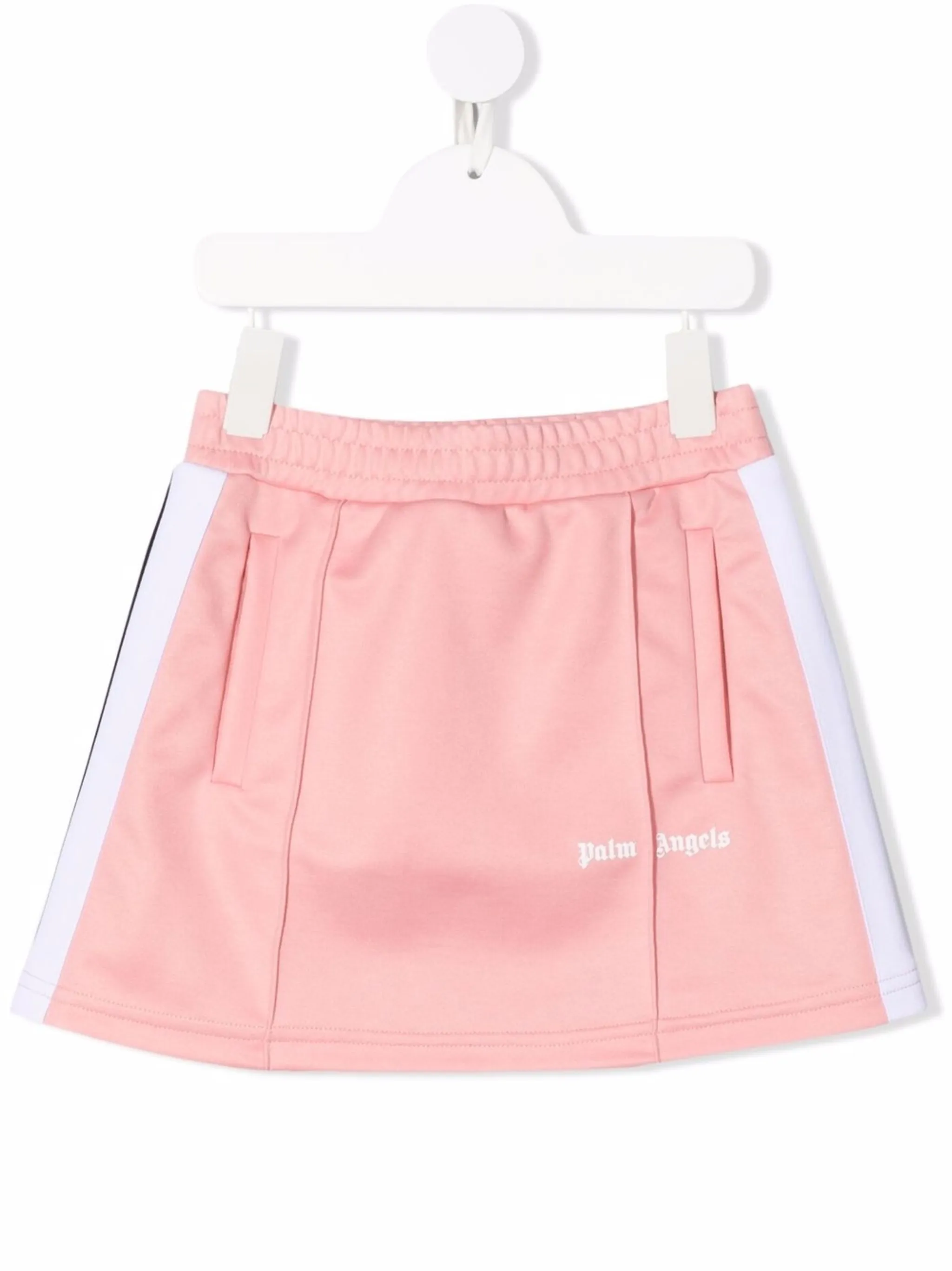 

Спортивная юбка с полосками Palm Angels Kids, розовый